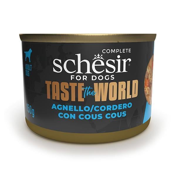 Корм влажный для собак Schesir Wet Taste the World Lamb Cous Cous ягненка с кускусом консервы в бульоне 150 г (122513)