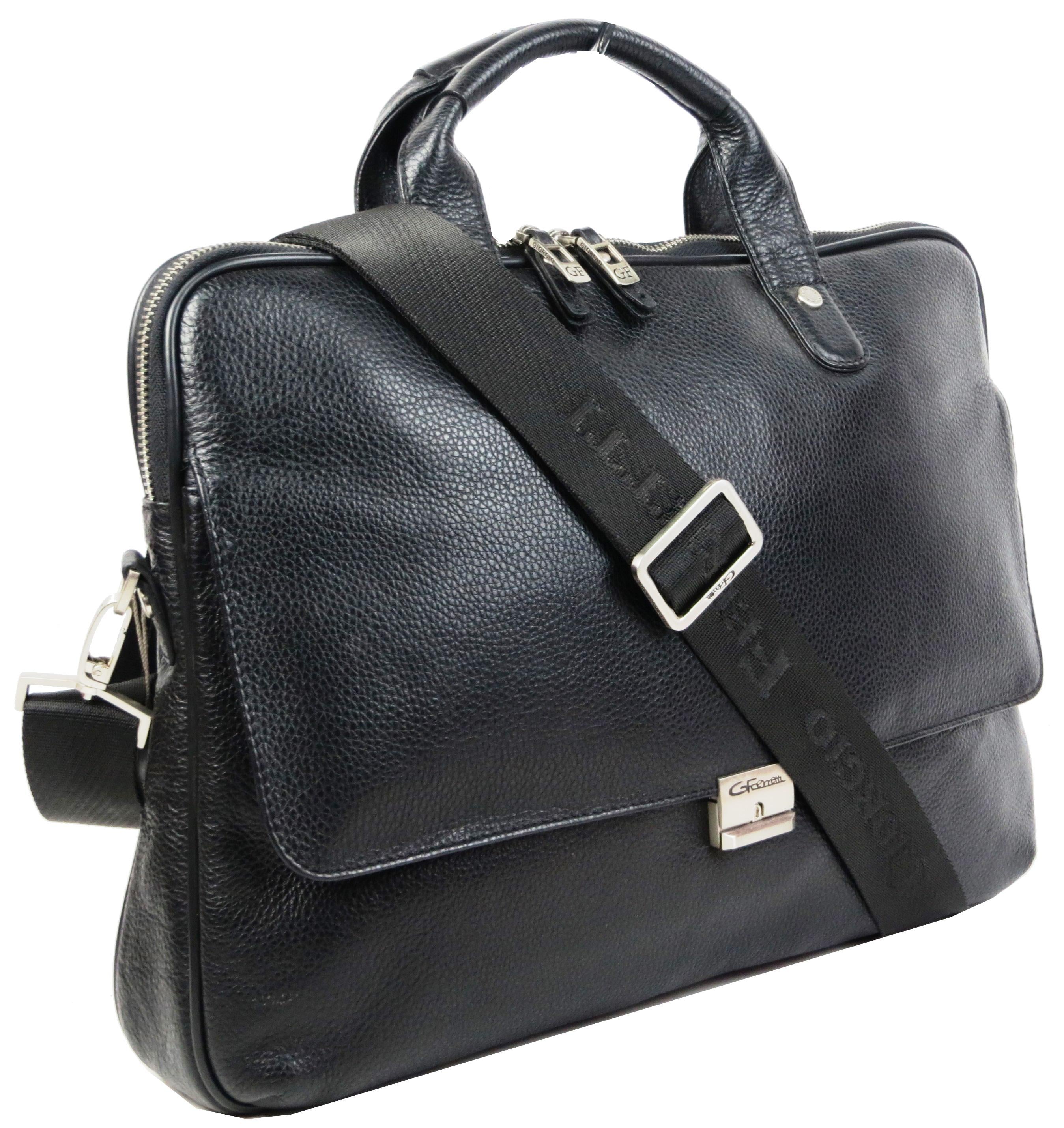 Сумка мужская Giorgio Ferretti кожаная Черный (EF135 black) Сумка мужская Giorgio Ferretti кожаная Черный (EF135 black)