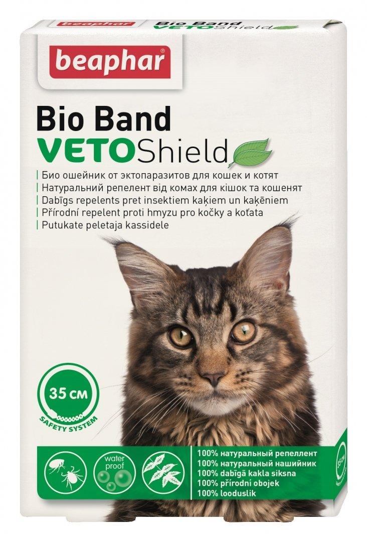 Ошейник от блох и клещей Beaphar VETO Shield Bio Band для кошек и котят с 2-х месяцев 35 см (1340761385)