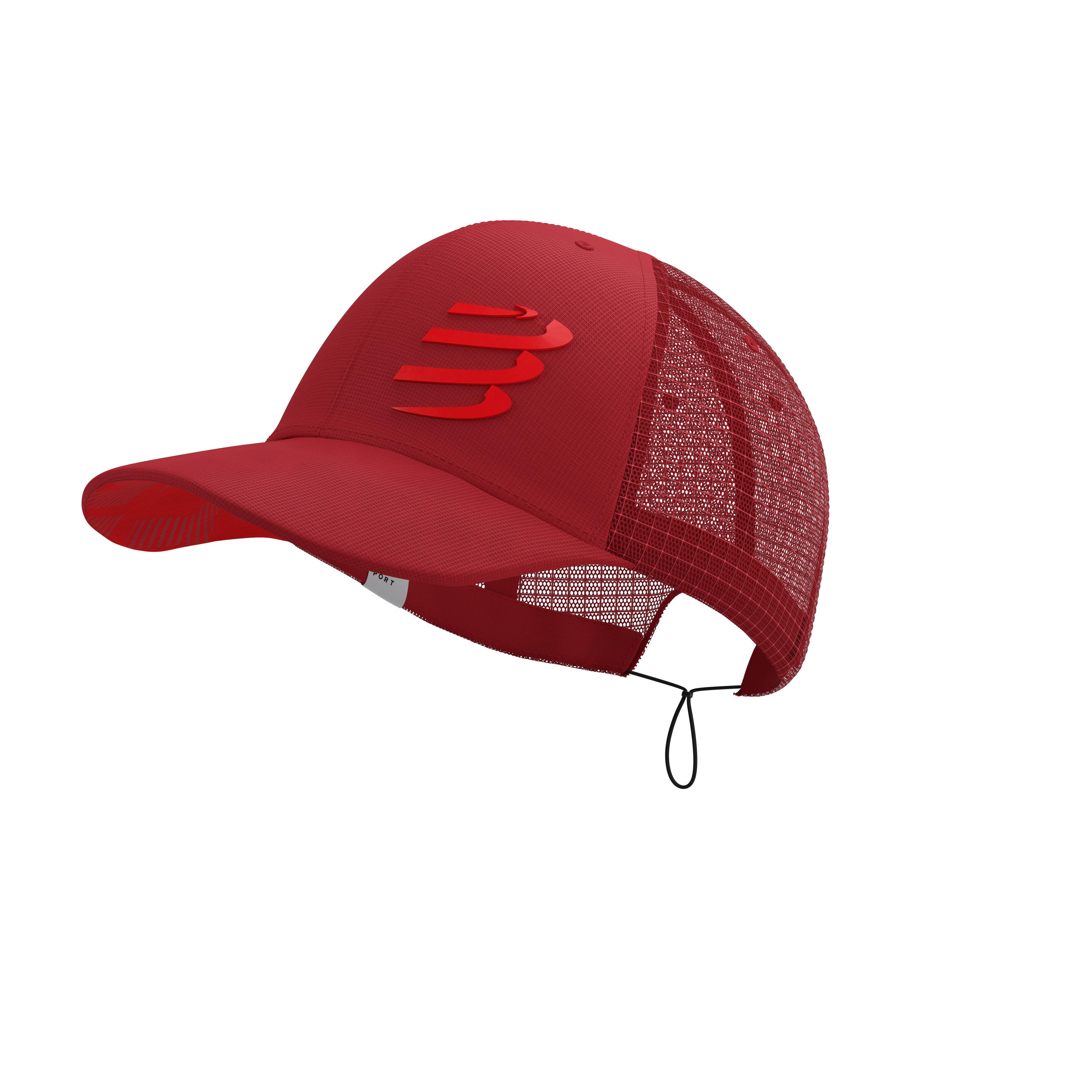 Кепка для тренировок Compressport Racing Trucker Cap Samba Red