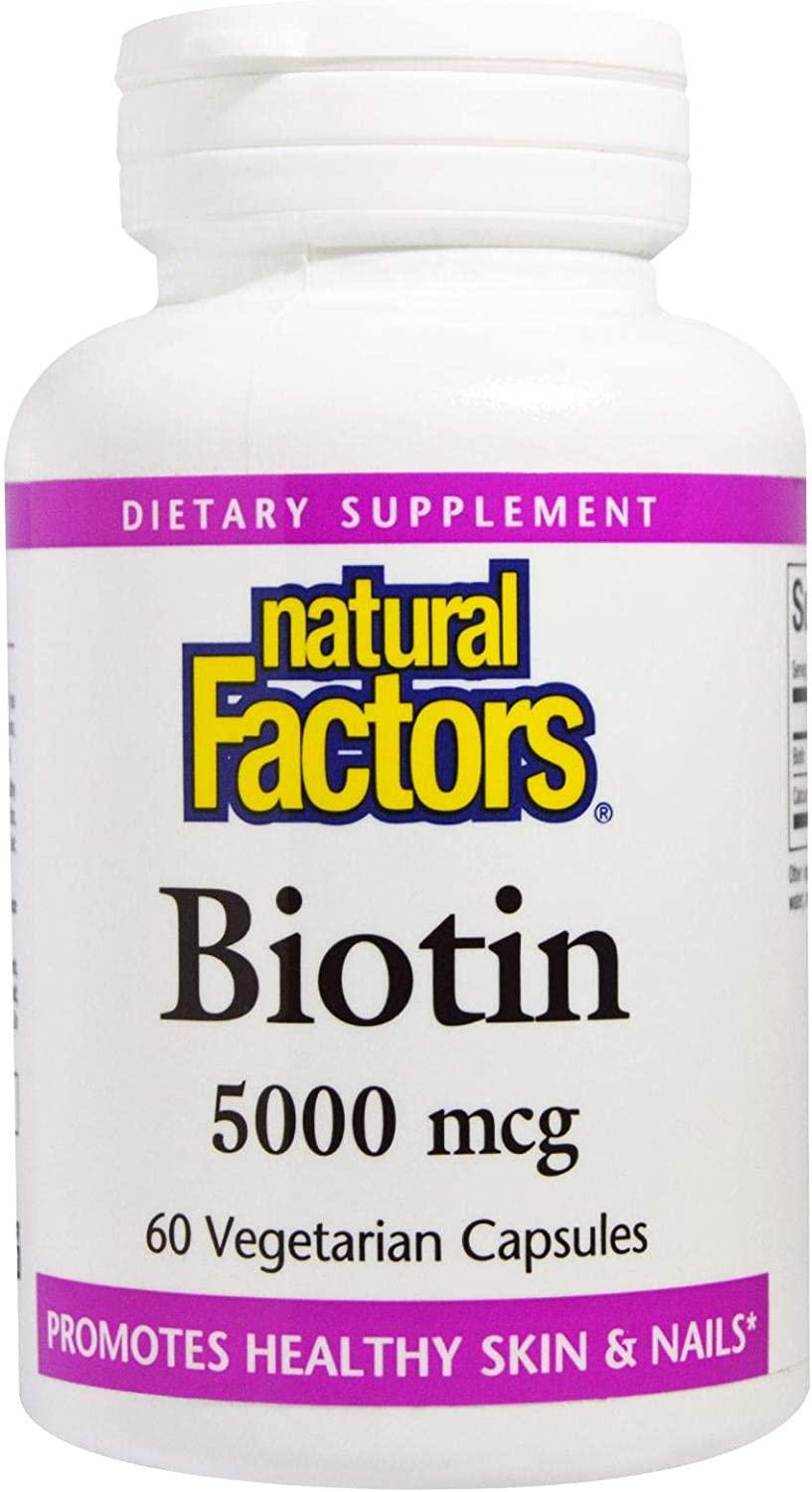Біотин Biotin, 5,000 мг 60 капсул (00000036311)