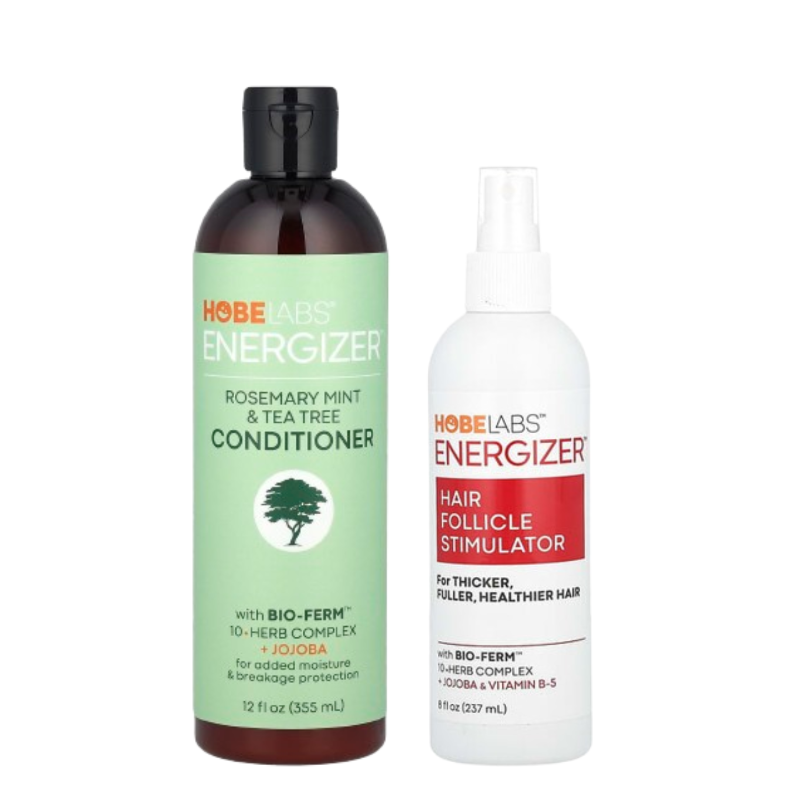 Набор средств для волос Hobe Labs Energizer кондиционер 355 мл и стимулятор волосяных фолликулов 237 мл (29436108)