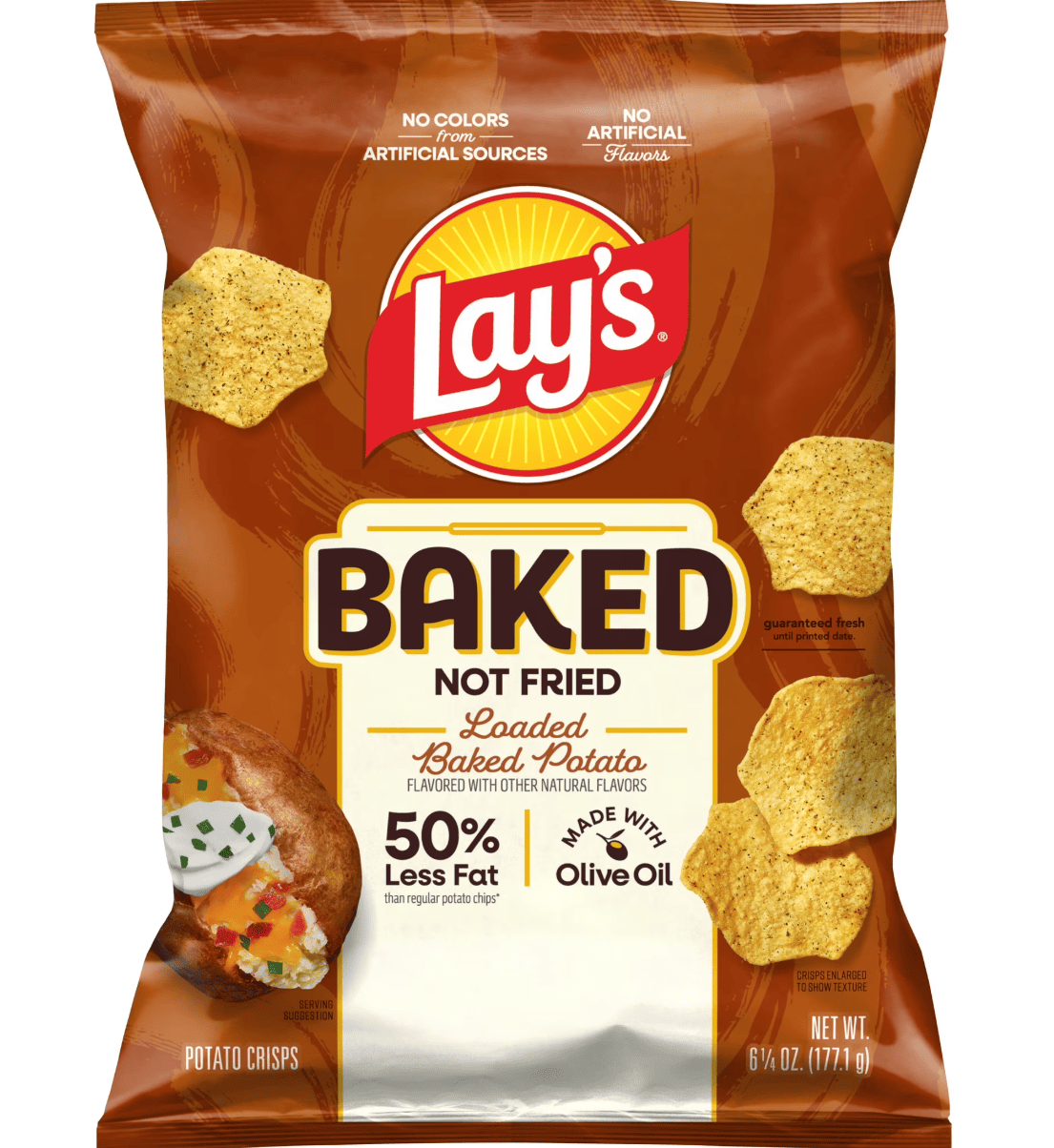 Чипсы Lay's Baked Loaded Potato Chips 177,1 г (3039293336) Чипсы Lay's Baked Loaded Potato Chips 177,1 г (3039293336)