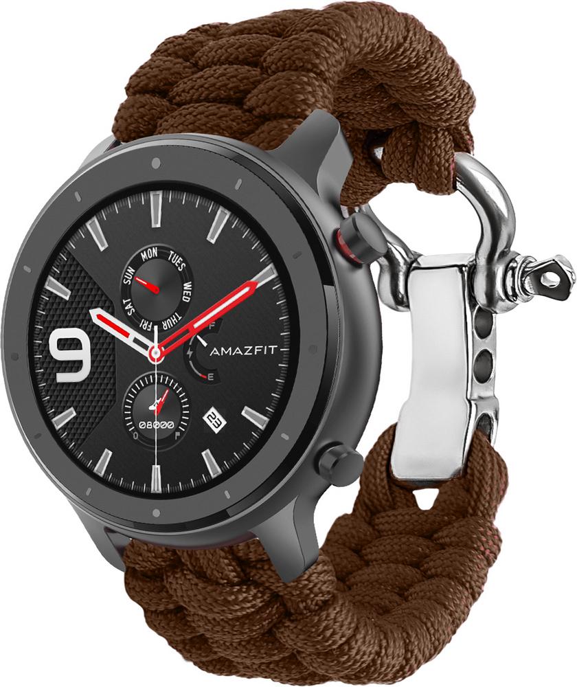 Ремешок из Паракорда Ruper для Amazfit GTR 47 мм (22mm) Brown (30812-30) Ремешок из Паракорда Ruper для Amazfit GTR 47 мм (22mm) Brown (30812-30)