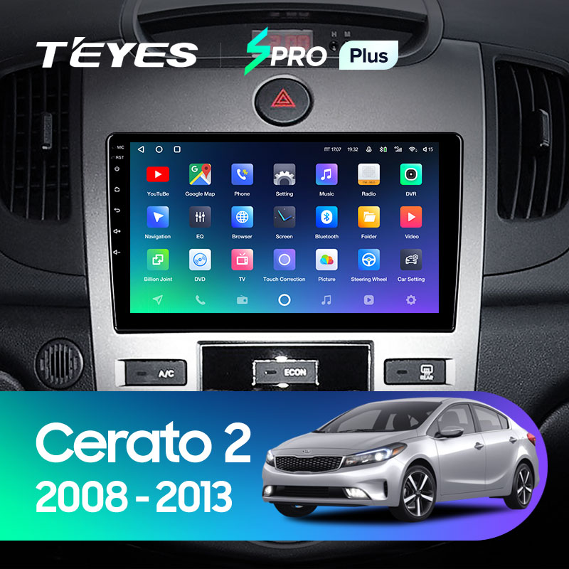 Автомагнітола штатна Teyes для Kia Cerato 2 2008-2013 Android SPRO-PLUS 6+128G Wi-Fi варіант A (1464367014) - фото 3