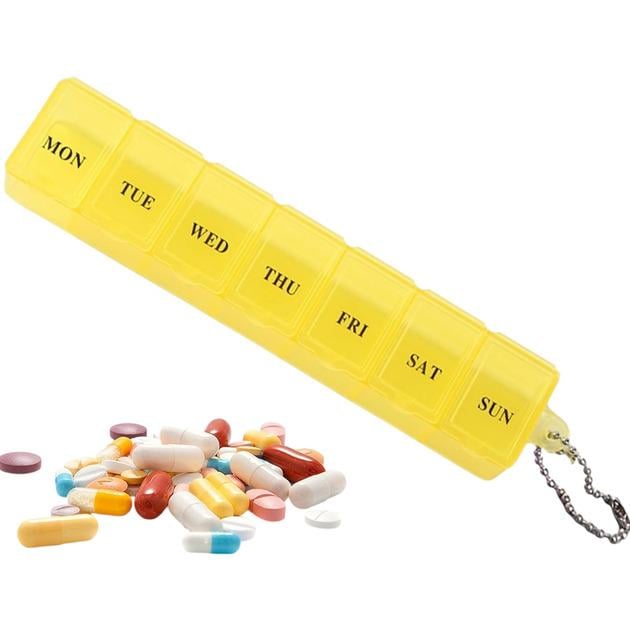 Органайзер для таблеток 7от 21х3,5 см (R97375) - фото 2 Органайзер для таблеток 7от 21х3,5 см (R97375) - фото 2