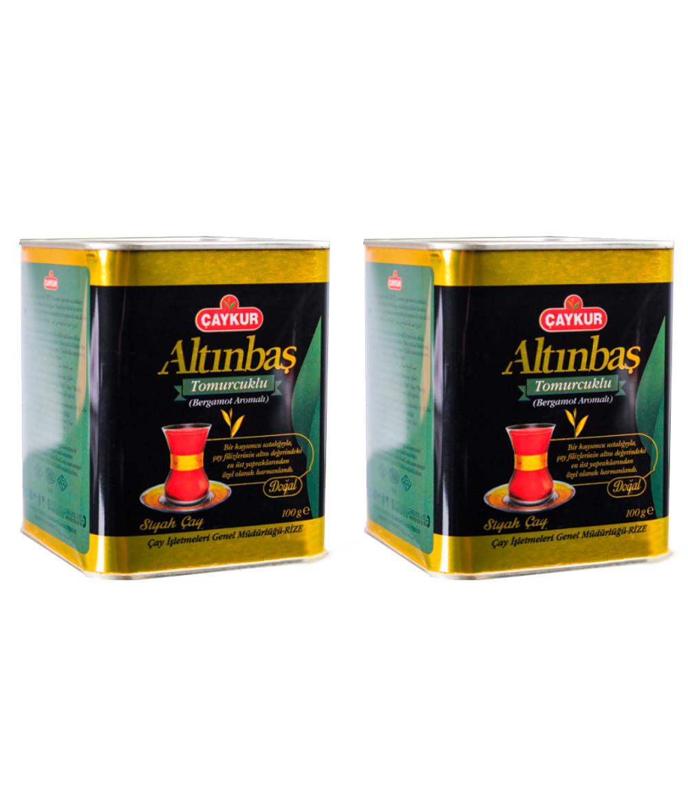Черный чай CAYKUR Altınbaş Tumurcuklu бергамот 100 г 2 шт. (2609103670)