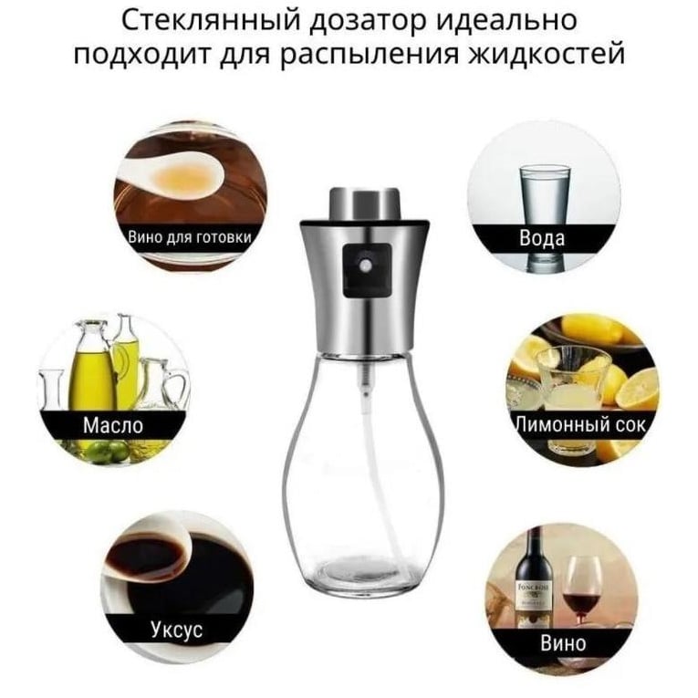 Розпилювач-дозатор Benson Big 200 для олії та оцту (tf3628) - фото 6