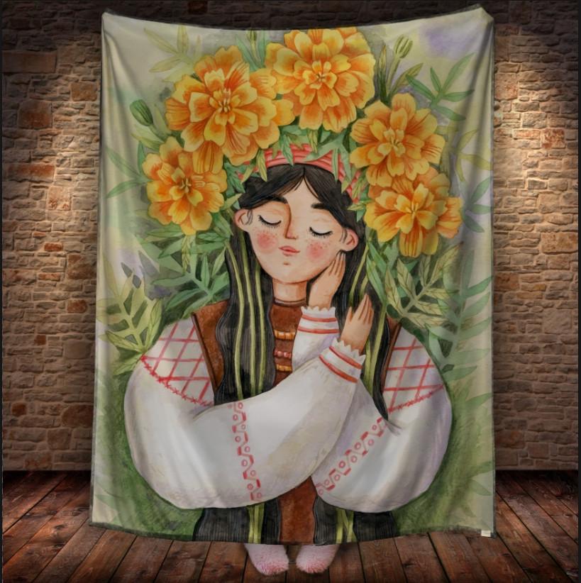 Плед с 3D принтом Украина 150х200 см (epi_1795)