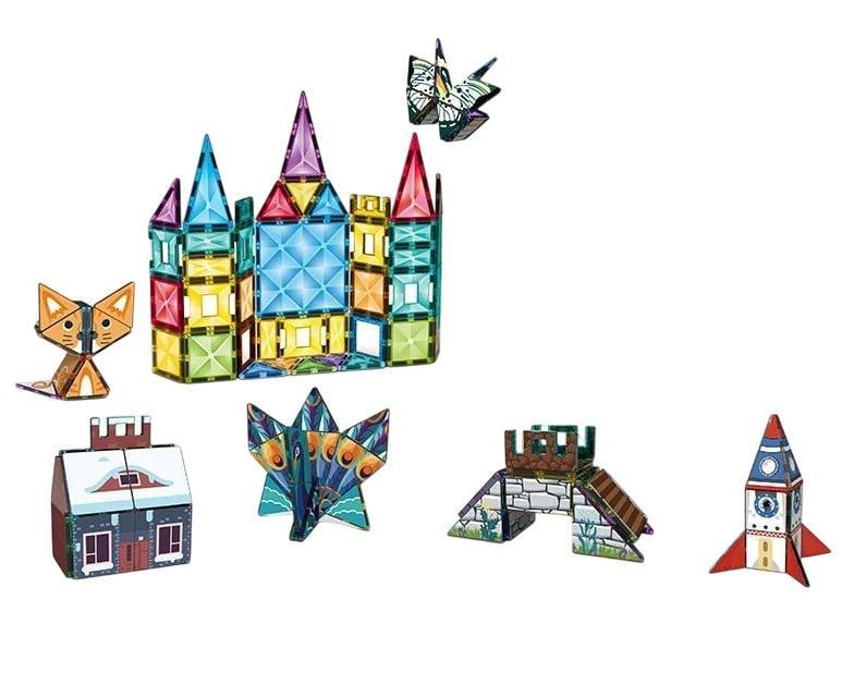 Конструктор магнитный Школа 99 деталей/инструкция/наклейки Multicolor (163319)