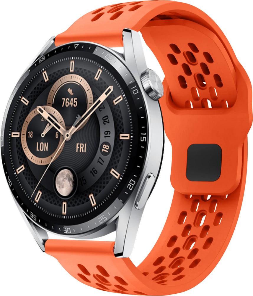 Ремешок силиконовый Liveunic для Huawei Watch GT3 46 мм Orange (41965-2C)