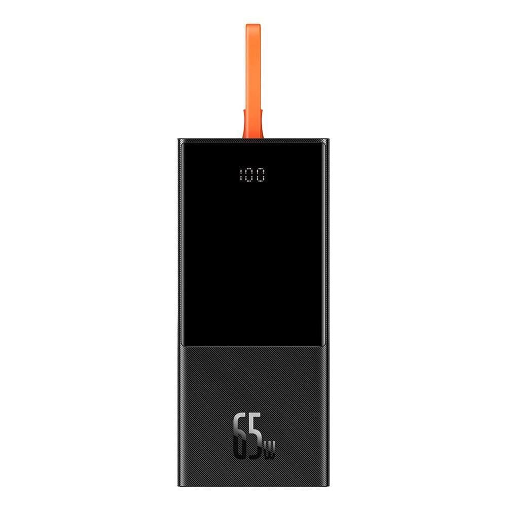 Повербанк Baseus 20000 mAh 65 W 5 A с технологией QC3,0 PD3,0 и Type-C кабелем 65 W PPJL000001 Черный