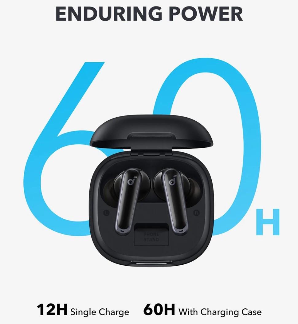 Навушники Anker SoundCore P40i TWS Black - фото 5 Навушники Anker SoundCore P40i TWS Black - фото 5