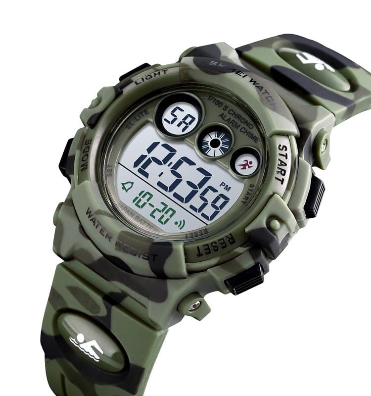 Часы наручные детские Skmei 1547 Camouflage Green (17145)