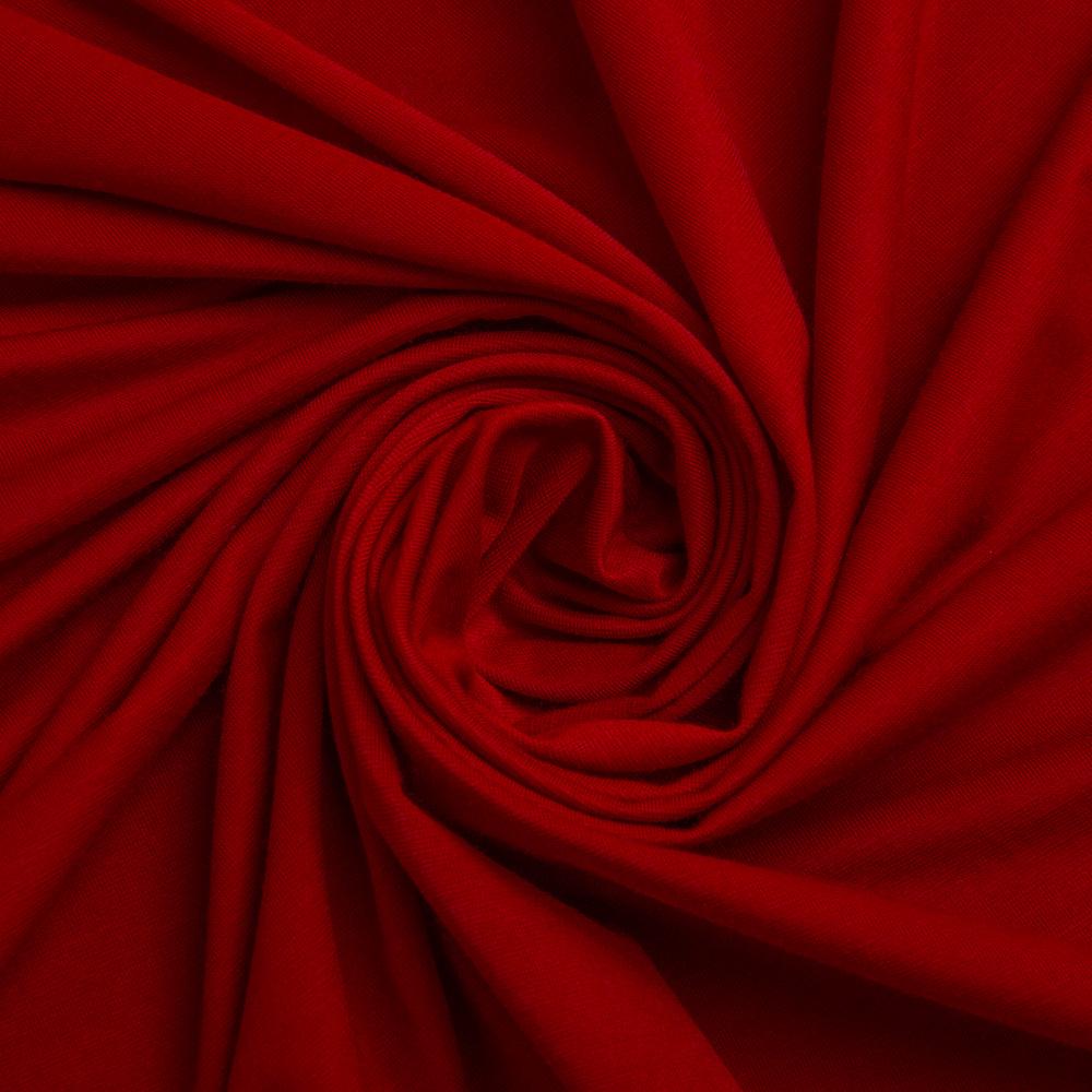 Ткань трикотаж вискоза California гранат