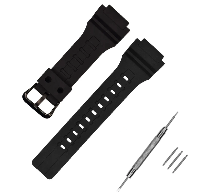 Ремінець для Casio AE-1400 Black BK (4098)