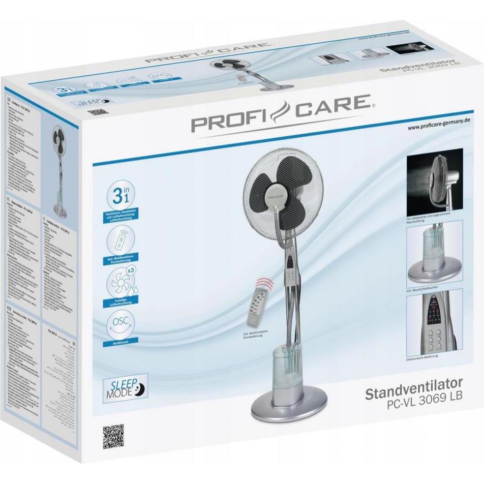 Вентилятор підлоговий ProfiCare PC-VL 3069 LB (303525) - фото 4 Вентилятор підлоговий ProfiCare PC-VL 3069 LB (303525) - фото 4