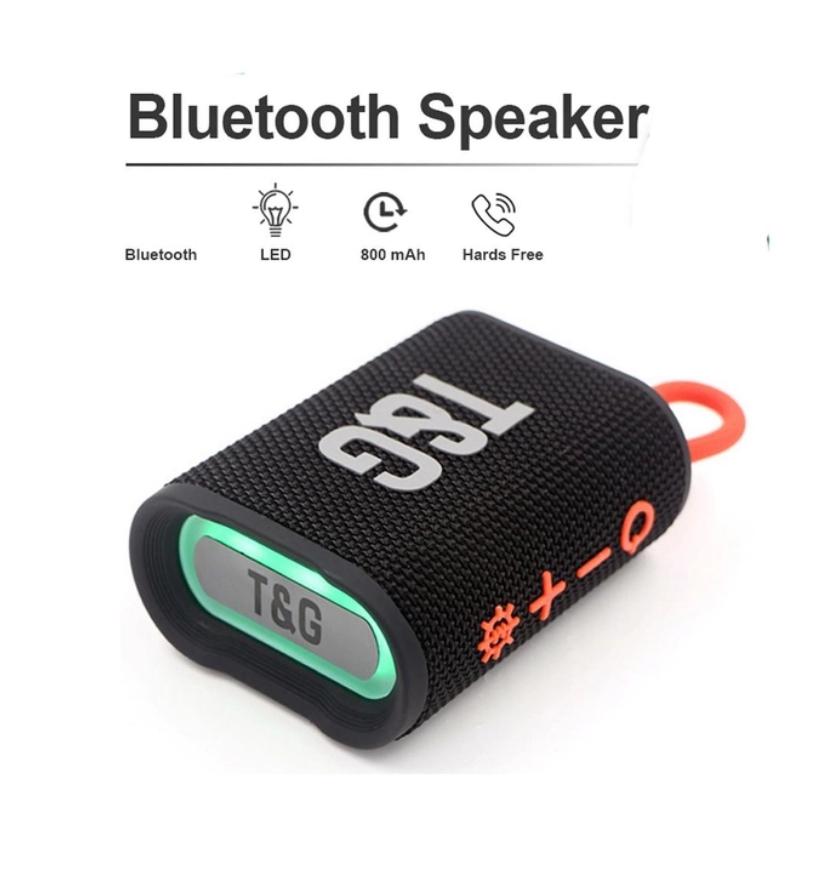 Портативна колонка T&G TG-396 Bluetooth Black (30151187ER) - фото 2