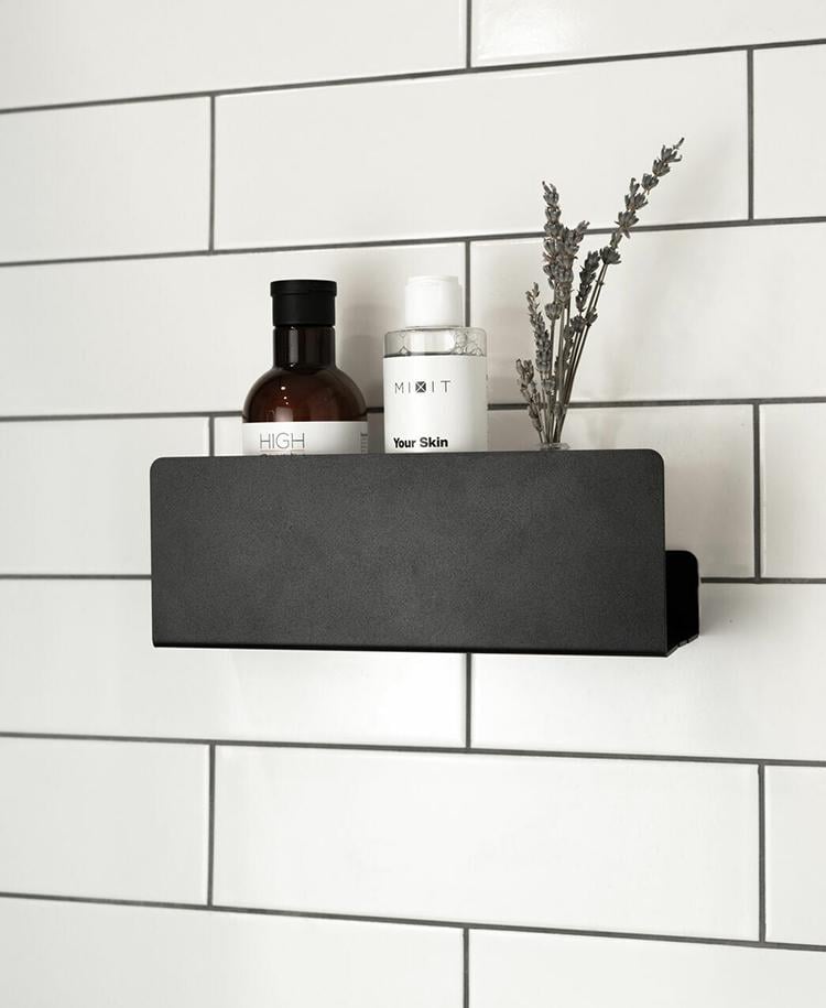 Полиця у ванну кімнату NC Home AquaFlow Чорний (23374162)