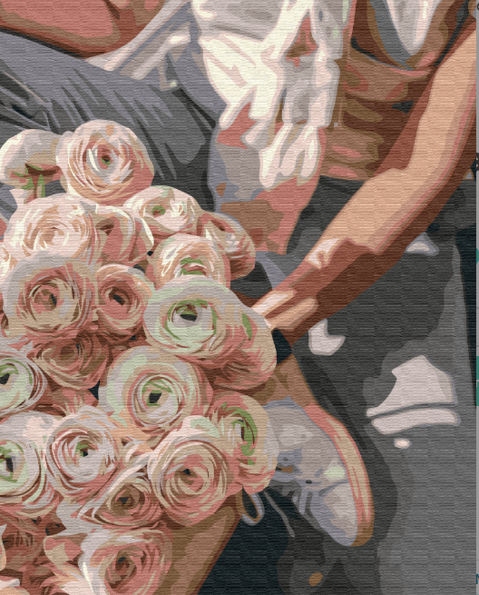 Картина за номерами BrushMe Стильний букет 40х50 см (BS52326)