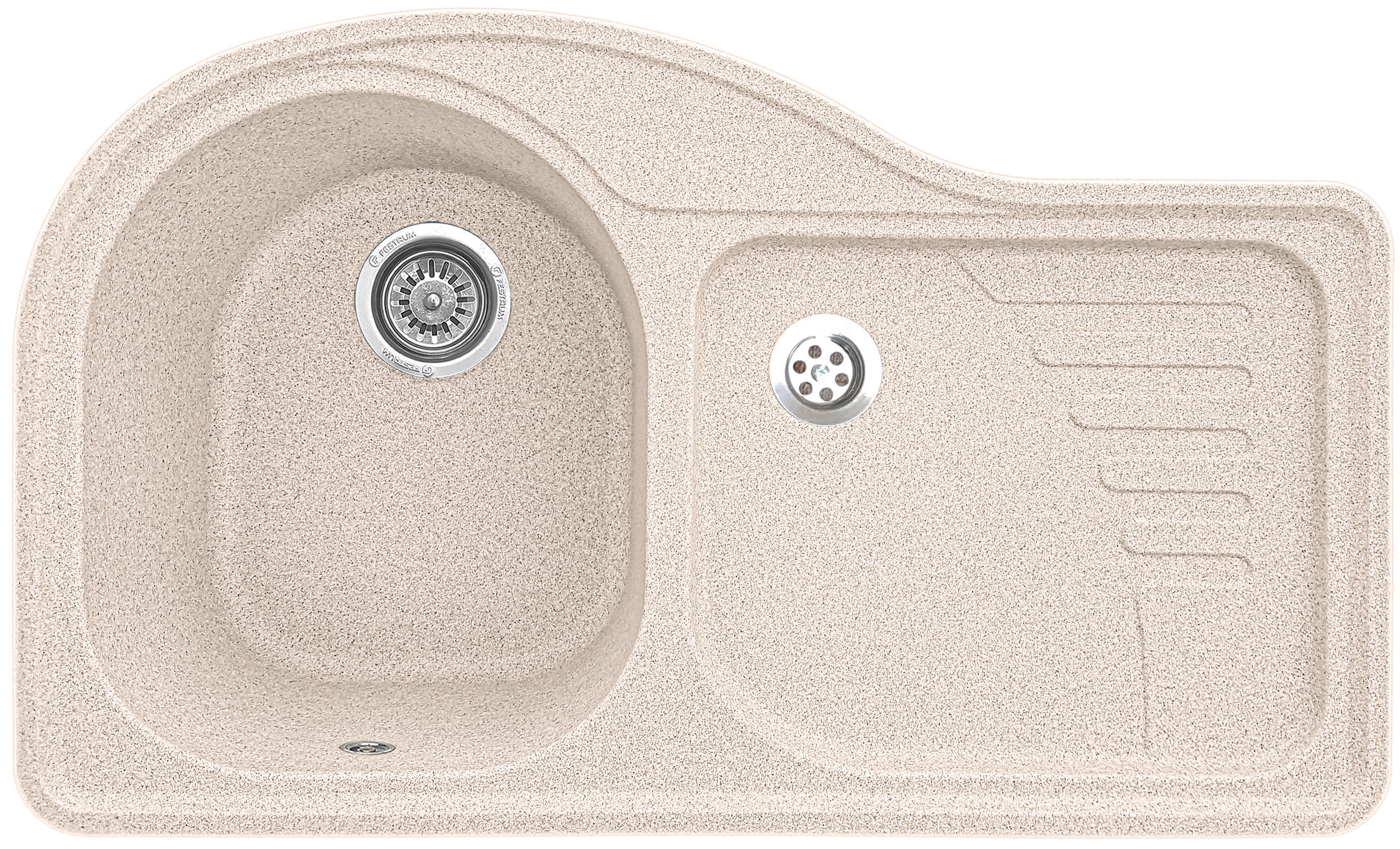 Мойка кухонная Valetti 52N 840x510 мм Бежевый Мойка кухонная Valetti 52N 840x510 мм Бежевый