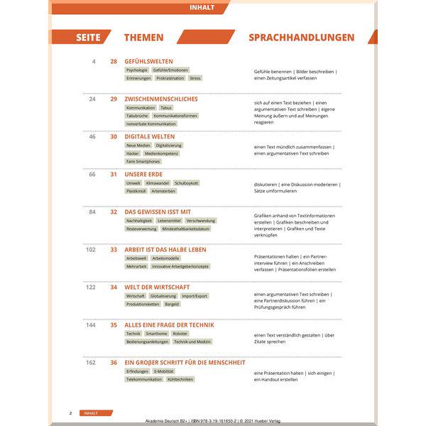 Книга Britta Schenk/Anette Wempe-Birk "Akademie Deutsch B2+ Intensivlehrwerk mit Audios Online" (ISBN:9783191616502) - фото 2