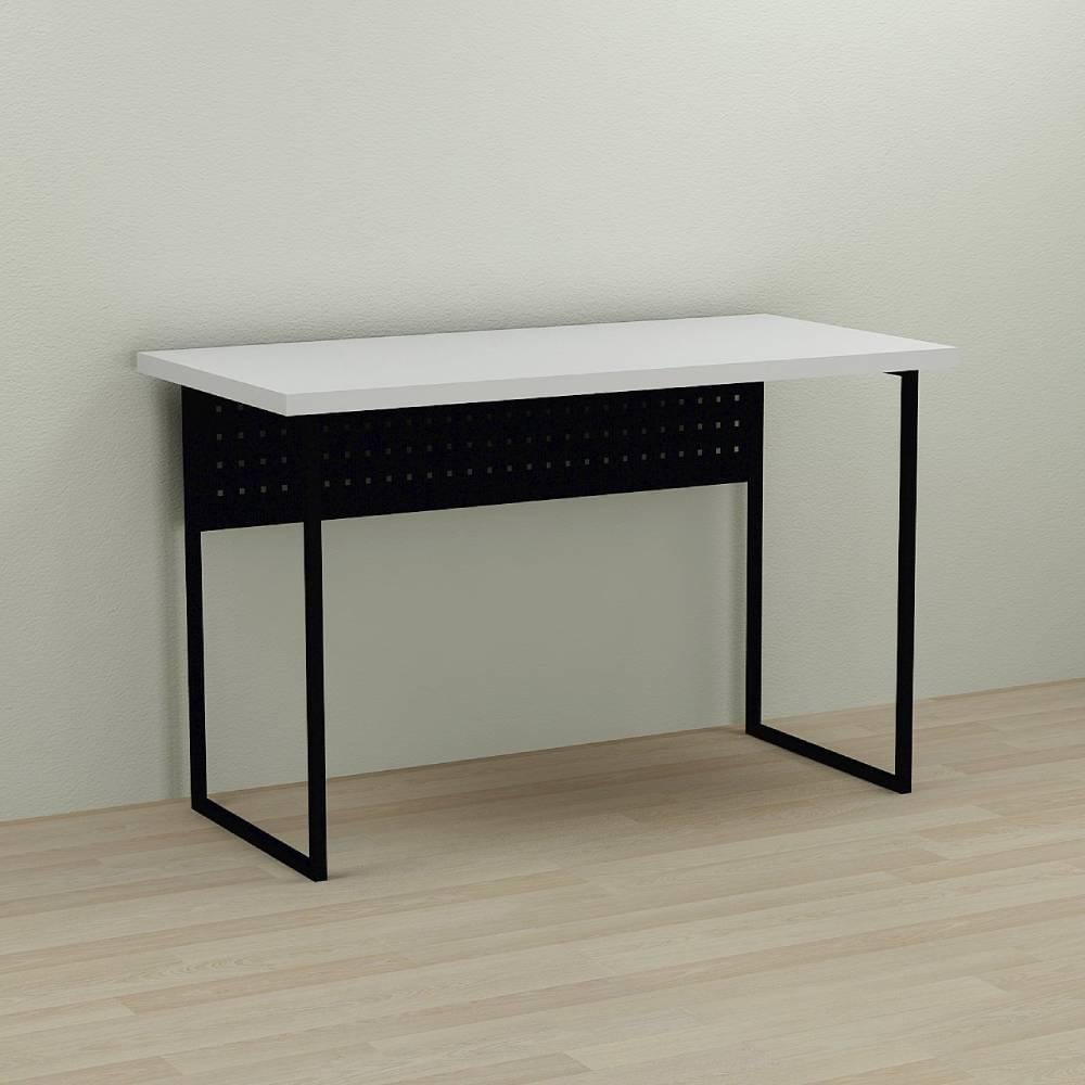 Компьютерный стол Ferrum-decor Майк ДСП 32 мм 75x140x60 см Черный/Белый (FRD-103872)