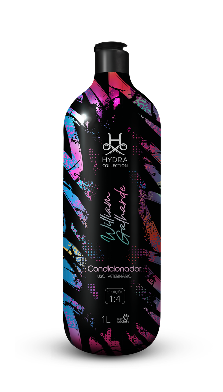 Кондиціонер для шерсті собак та котів Hydra Collection William Galharde Conditioner Ваніль живлення та зволоження 1 л (29633804)