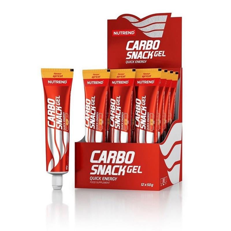 Енергетичний гель з таурином і гліцином Nutrend Carbo Snack 55 г Гіркий лимон