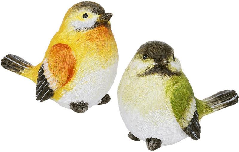 Набор 4 статуэтки Птички Синички 11 см Набор 4 статуэтки Птички Синички 11 см