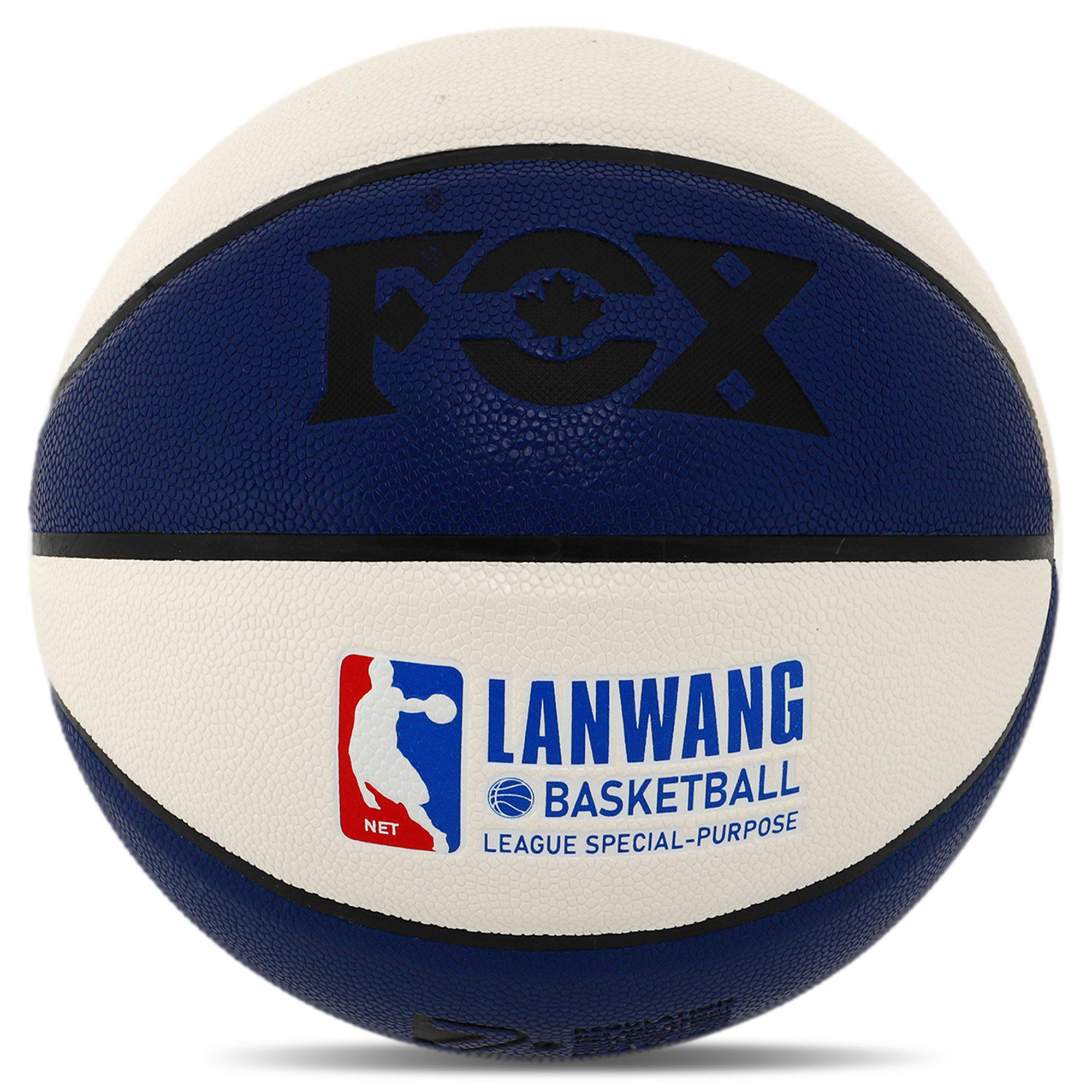 М'яч баскетбольний Fox LANWANG №7 PU Синій/Білий (BA-8976) М'яч баскетбольний Fox LANWANG №7 PU Синій/Білий (BA-8976)