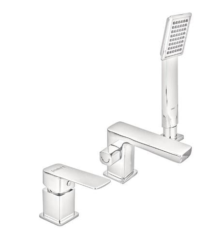 Змішувач для ванни Haiba Kubus 022 3-hole (HB3957)