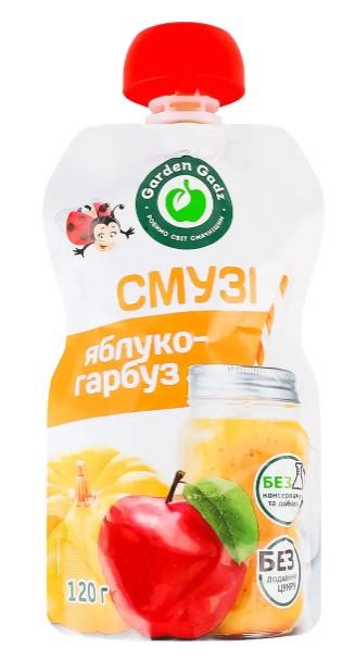 Пюре фруктове Gadz Смузі Яблуко-гарбуз 120 г (2625171647)