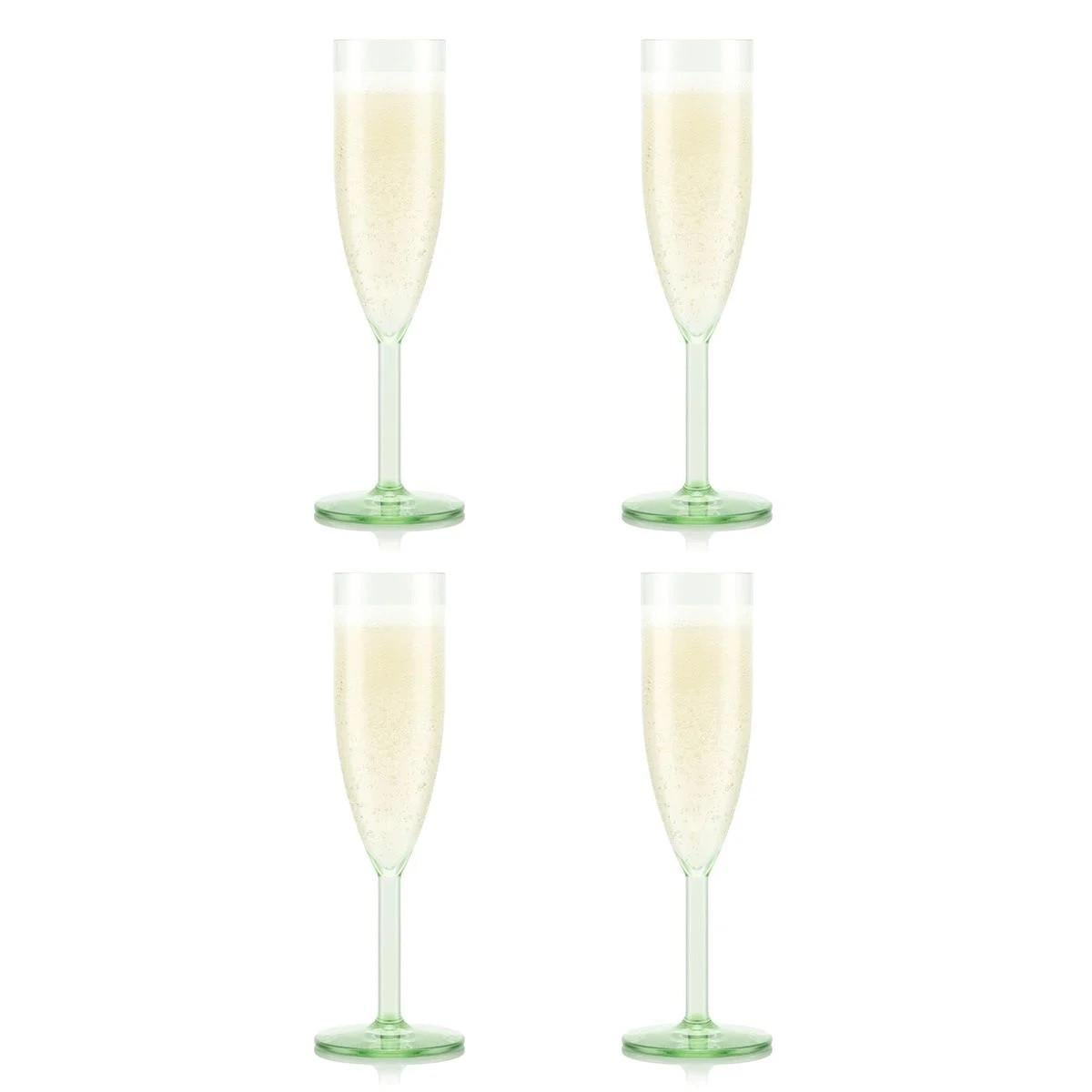 Келихи для шампанського BODUM OKTETT пластикові 4 шт. 0,12 л (11927-681SSA)