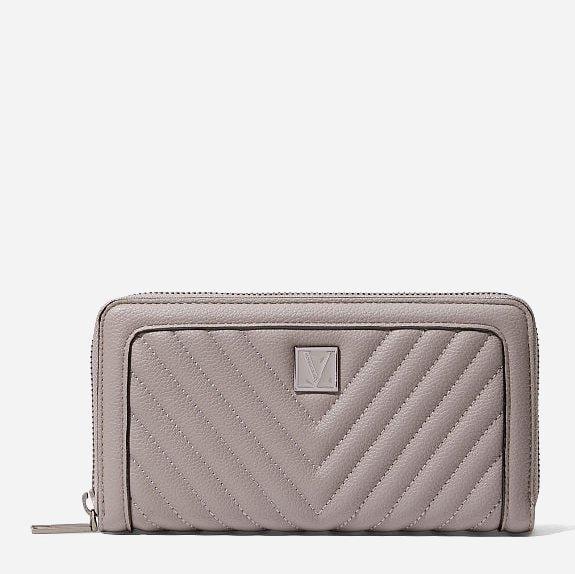Кошелек Victoria's Secret Large Wallet with Zip Серый (1948056897)