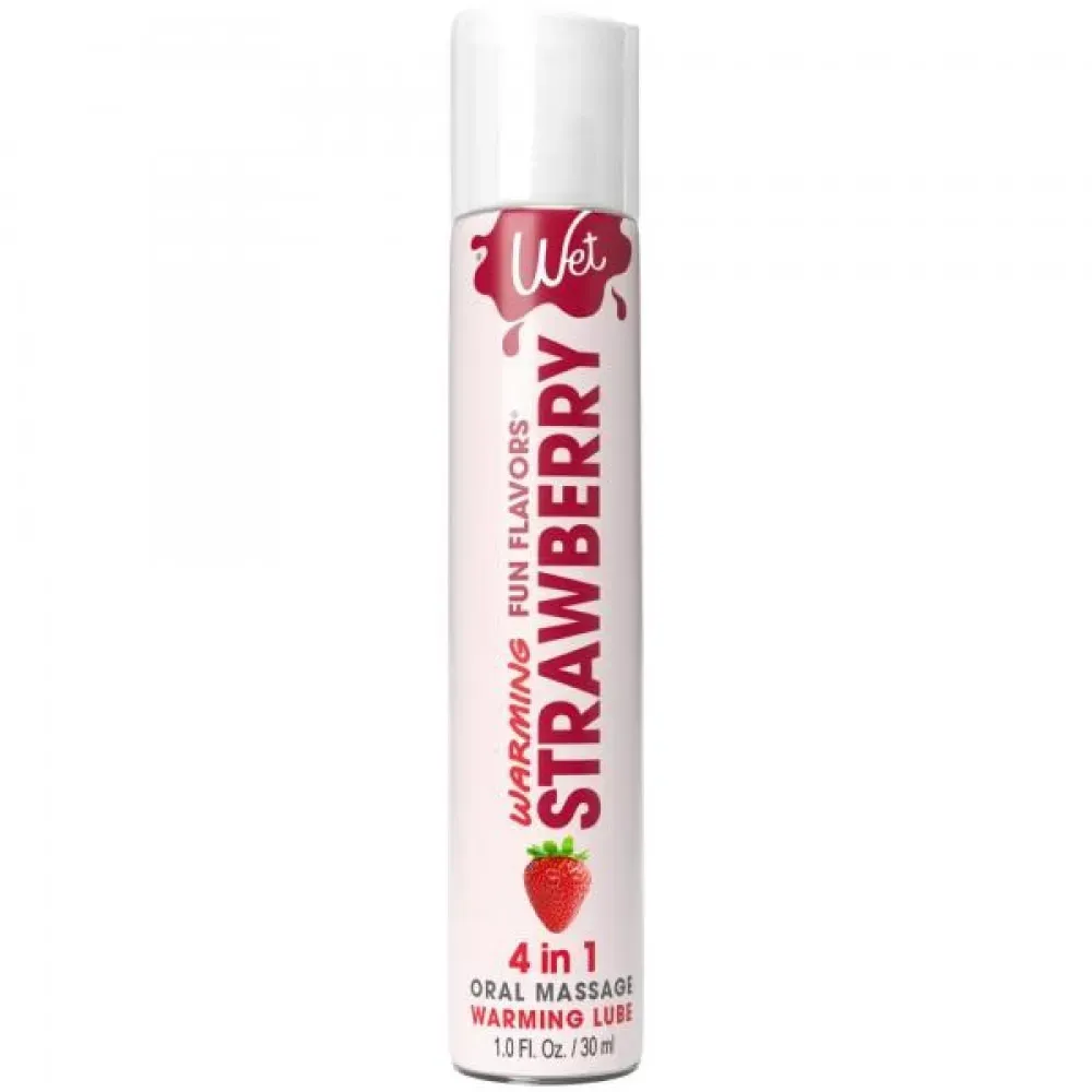 Лубрикант со вкусом клубники Wet Strawberry со согревающим эффектом 30 мл (WT20442)