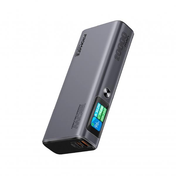 Повербанк Promate Titan-130 130W 20000 mAh Gray (1607659) Повербанк Promate Titan-130 130W 20000 mAh Gray (1607659)