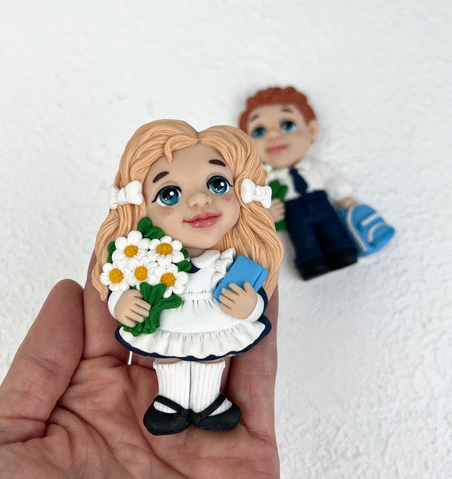Молд силиконовый Orehova Школьница 2д (9186)