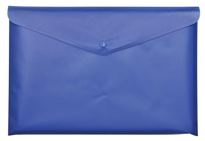 Папка-конверт Buromax на кнопке A5 полипропилен Синий (BM.3936-02)