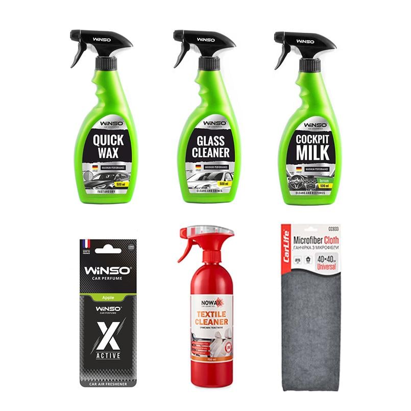 Набор по уходу за салоном авто WINSO 6 ед. (na_43)