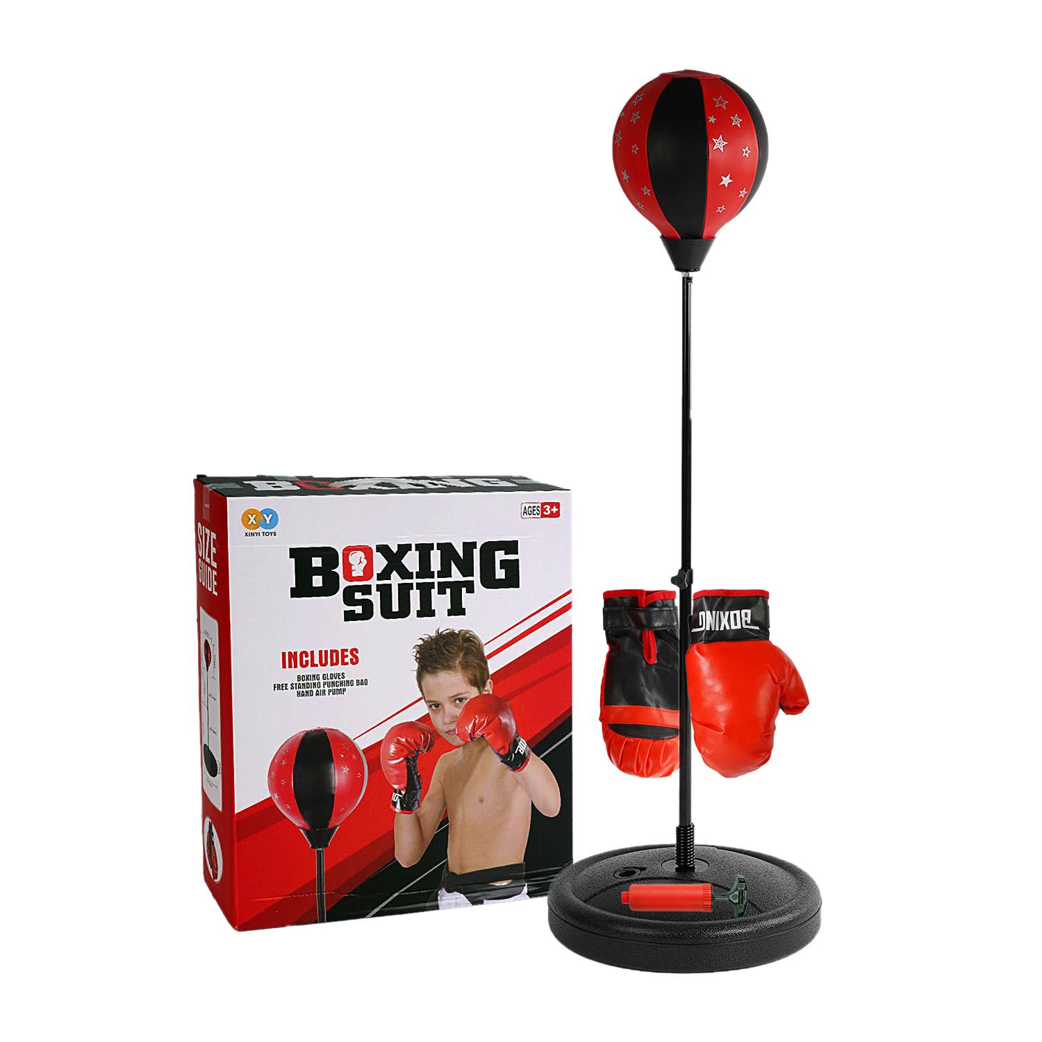 Груша боксерская напольная TY500-1 с перчатками и насосом