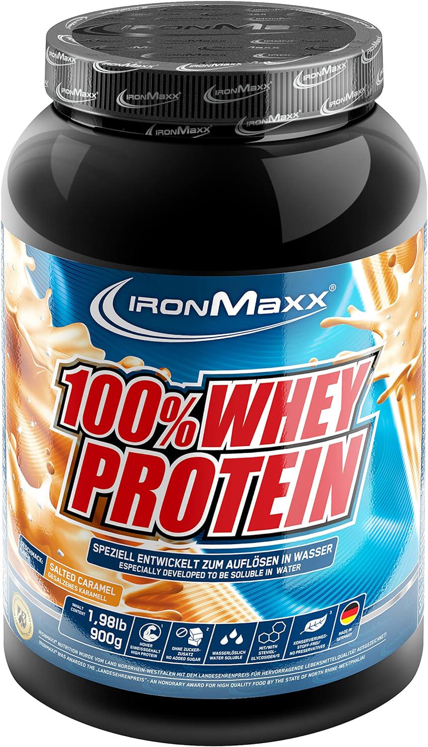 Протеин Ironmaxx 100% Whey Protein 900 g Salted Caramel