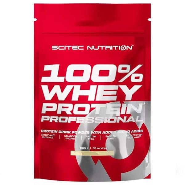 Протеин Scitec Nutrition 100% Whey Protein 1000 г 30 порций Strawberry/White chocolate (000020366)