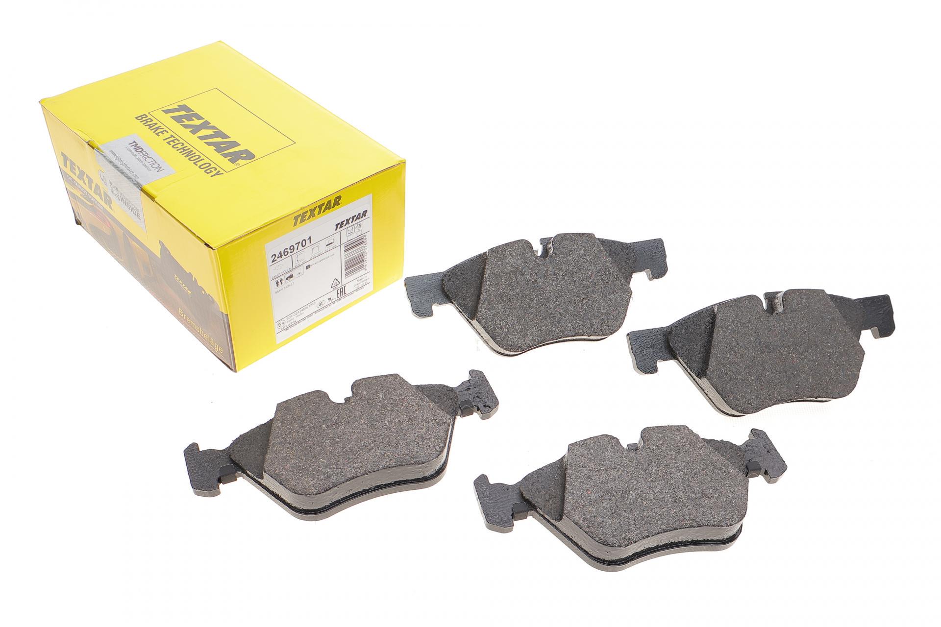 Тормозные колодки передние TEXTAR для BMW 5 F10/F11 09- Teves Q+ (2469701)