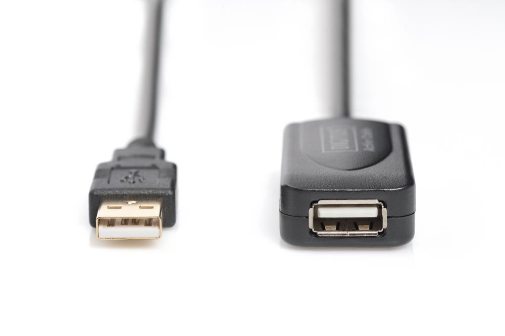 Кабель активний Assmann USB 2.0 5 M DA-70130-4 Black - фото 2 Кабель активний Assmann USB 2.0 5 M DA-70130-4 Black - фото 2