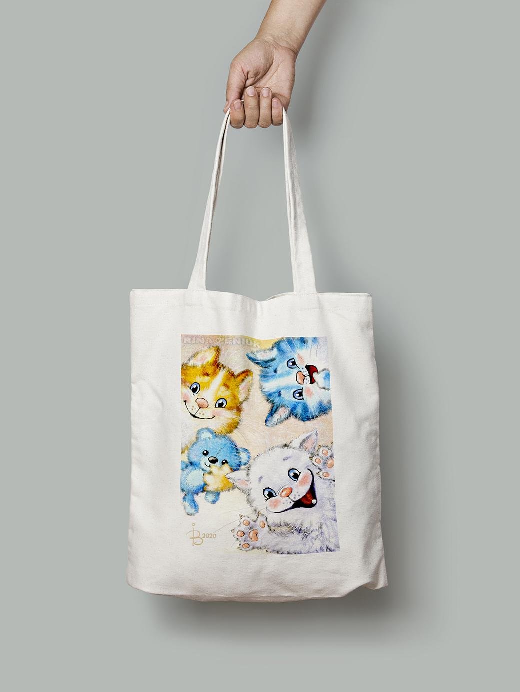 Эко-сумка Мы уже проснулись шопер (rinaz_20201633026_Bag)