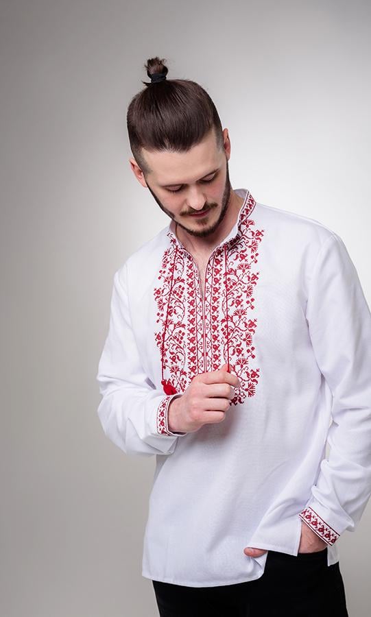 Вишиванка чоловіча Вишиваночка р. 56 Білий (317-2)