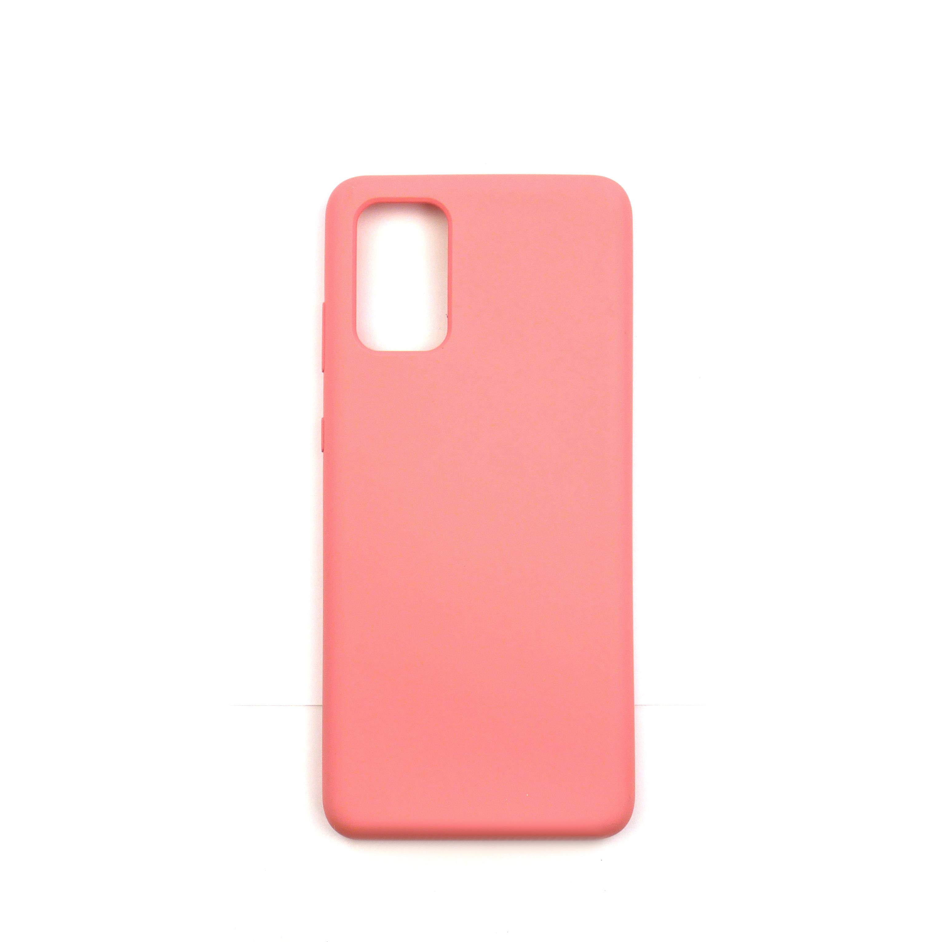 Чехол Jelly Silicone Case Samsung S20 Plus Peach Pink (35)