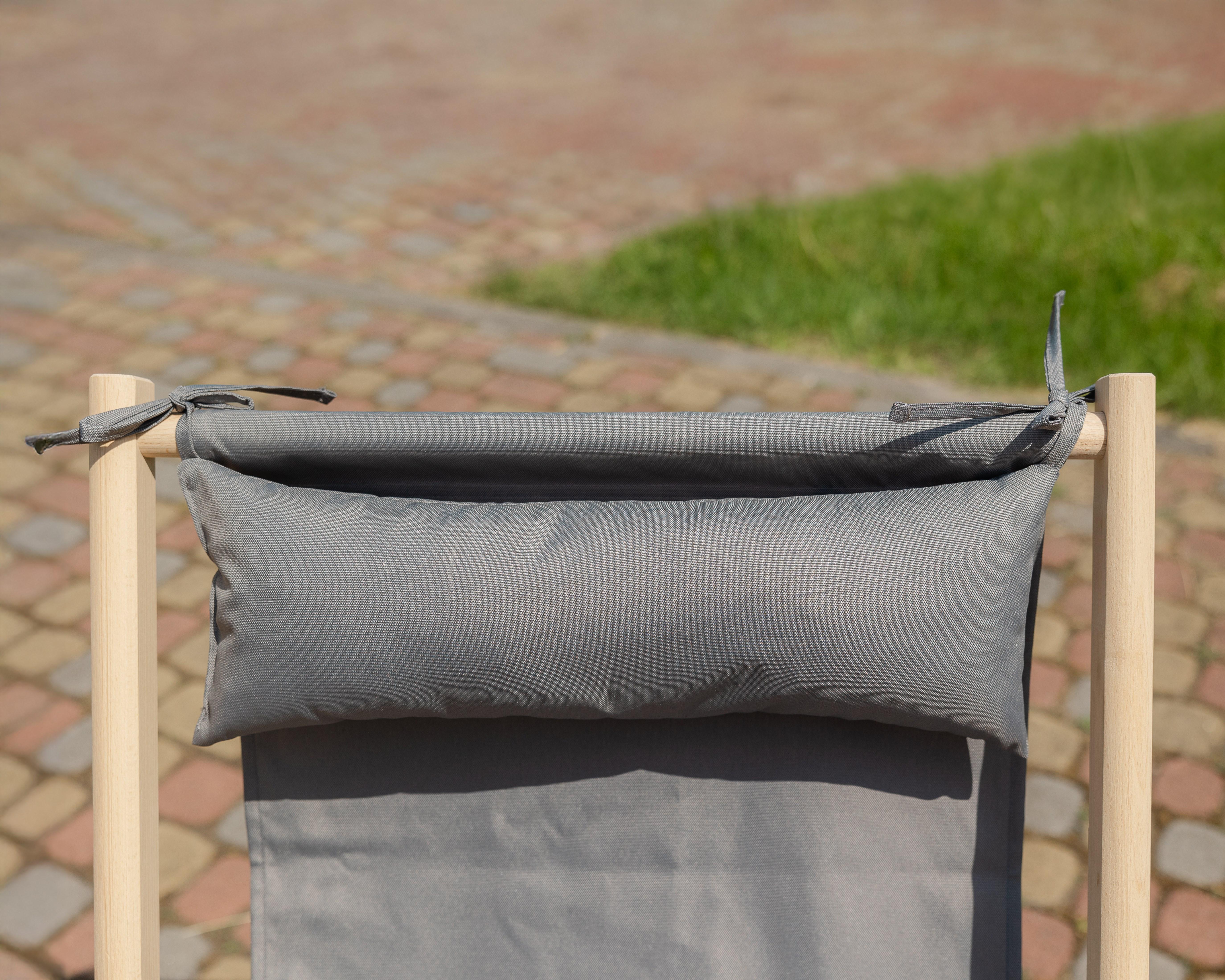 Шезлонг дерев'яний розкладний XRmaster з підлокітниками та підголовником Сірий (0002246) - фото 3 Шезлонг дерев'яний розкладний XRmaster з підлокітниками та підголовником Сірий (0002246) - фото 3