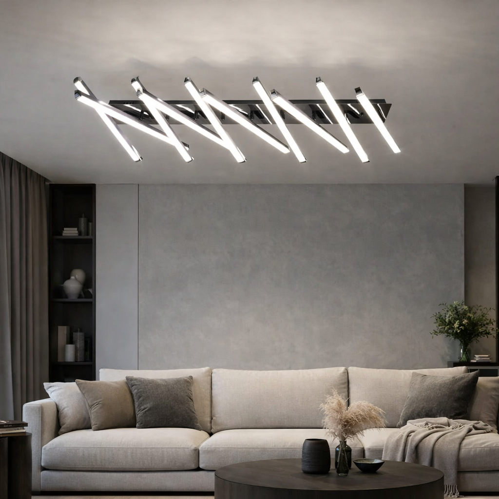 Люстра ZigZag Lux LED 3 режима 126W (20298/10BK)